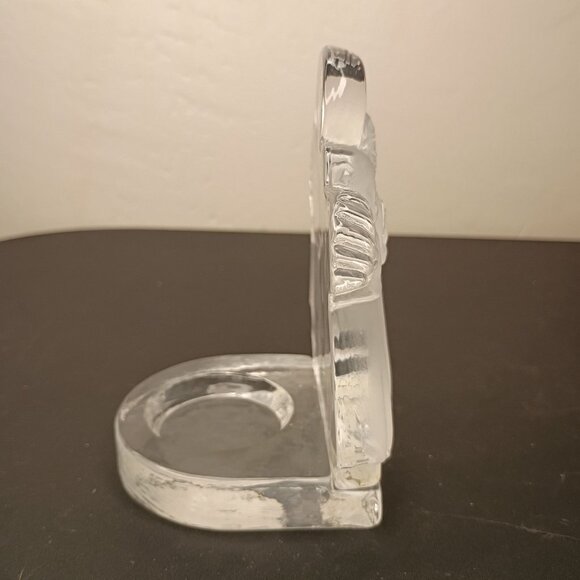 Nybro Swedish Crystal Candle Frosted Glass Angels 5" Christmas Gift Collectable - Picture 8 of 12